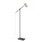 Z-Lite Calumet 1 Light Floor Lamp, Matte Black & Olde Brass & Olde Brass 814FL-MB-OBR - alternate 3